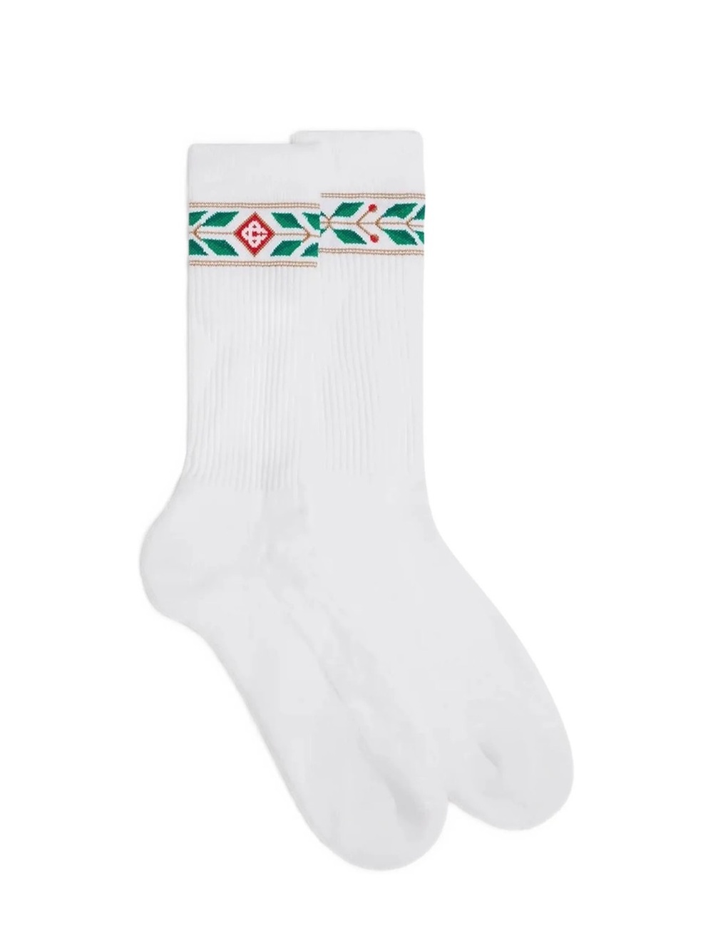 NWT CASABLANCA Unisex Laurel Ribbed Sport Socks